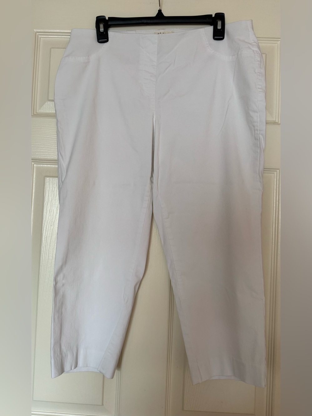 Style & Co. White woman’s Stretch Chinos pants, size 14w.